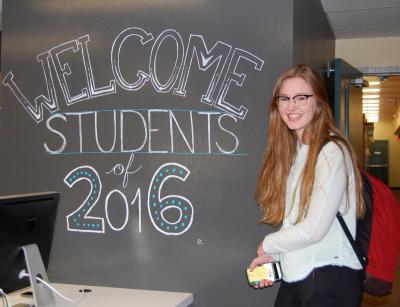 UPEI student Erica Raynor won a $30 gift card to the UPEI Bookstore.